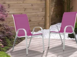 Fauteuil jardin Textilène