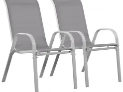 Fauteuil jardin Textilène "Cordoba" - Phoenix - Ecru - Lot de 2