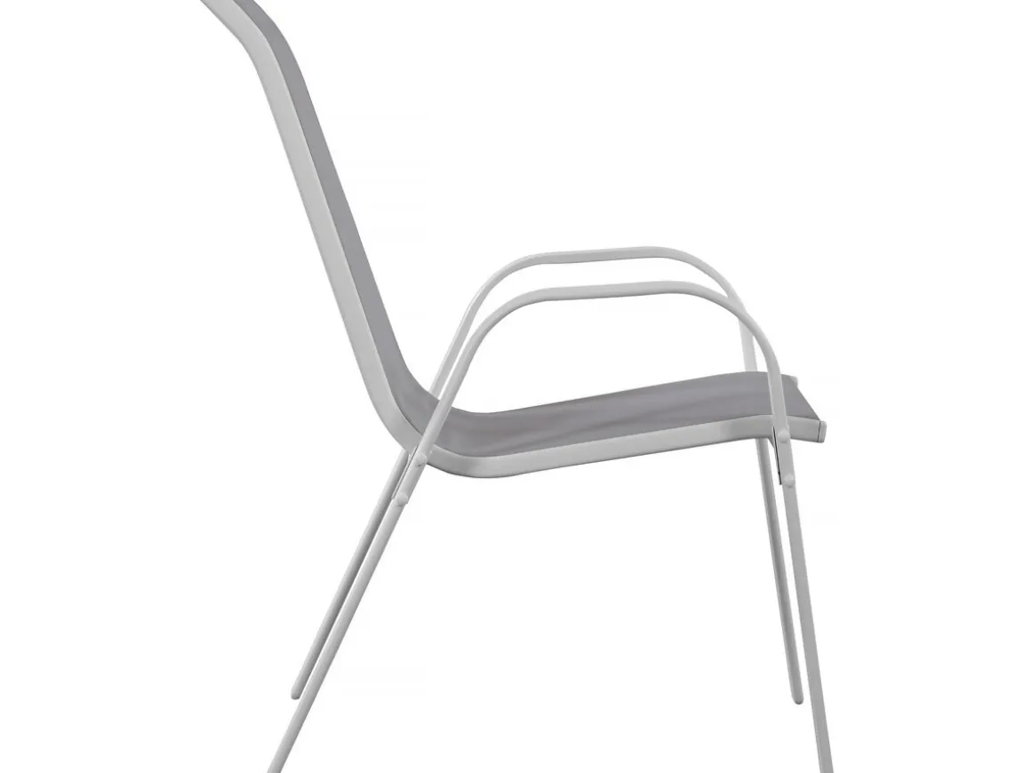 Fauteuil jardin Textilène "Cordoba" - Phoenix - Ecru - Lot de 2