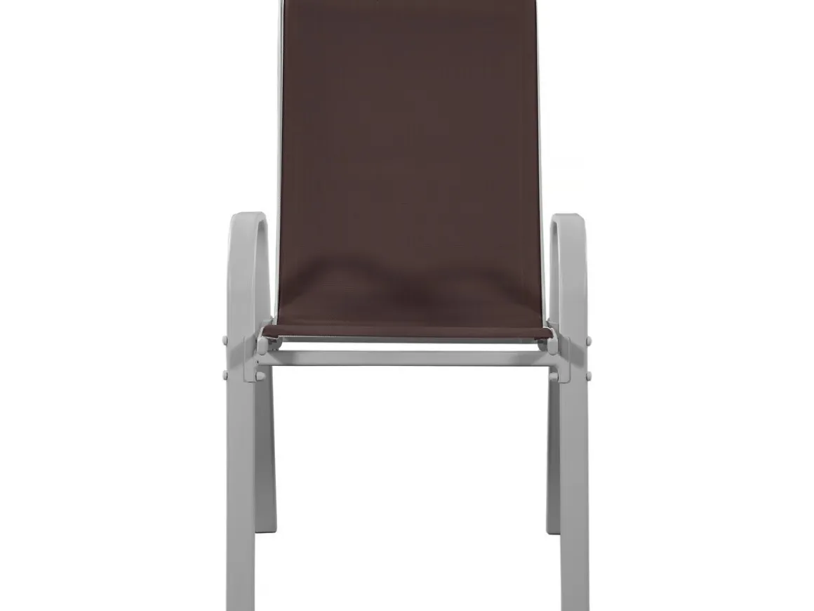 Fauteuil jardin Textilène "Cordoba" - Phoenix - Taupe - Lot de 2