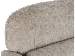Fauteuil lounge en tissu chiné 