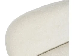 Fauteuil lounge en tissu chiné 