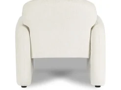 Fauteuil lounge en tissu chiné 