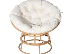 Fauteuil papasan intérieur/extérieur style loveuse 