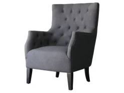 Fauteuil Scandinave Tissu 