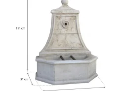 Fontaine " Baccarat" - Pierre reconstituée  - 86 x 51 x 111 cm