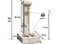 Fontaine "Longchamp" - 0.50 x 0.47 x 1.03 m
