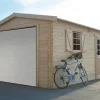 Garage bois - 19.26 m² - 2.58 x 5.38 x 2.53 m - 40 mm