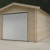 Garage bois "Traditional" - 18.19 m² - 3.58 x 5.08 x 2.82 m - 28 mm