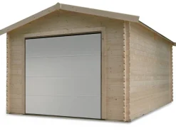 Garage bois "Traditional" - 18.19 m² - 3.58 x 5.08 x 2.82 m - 28 mm