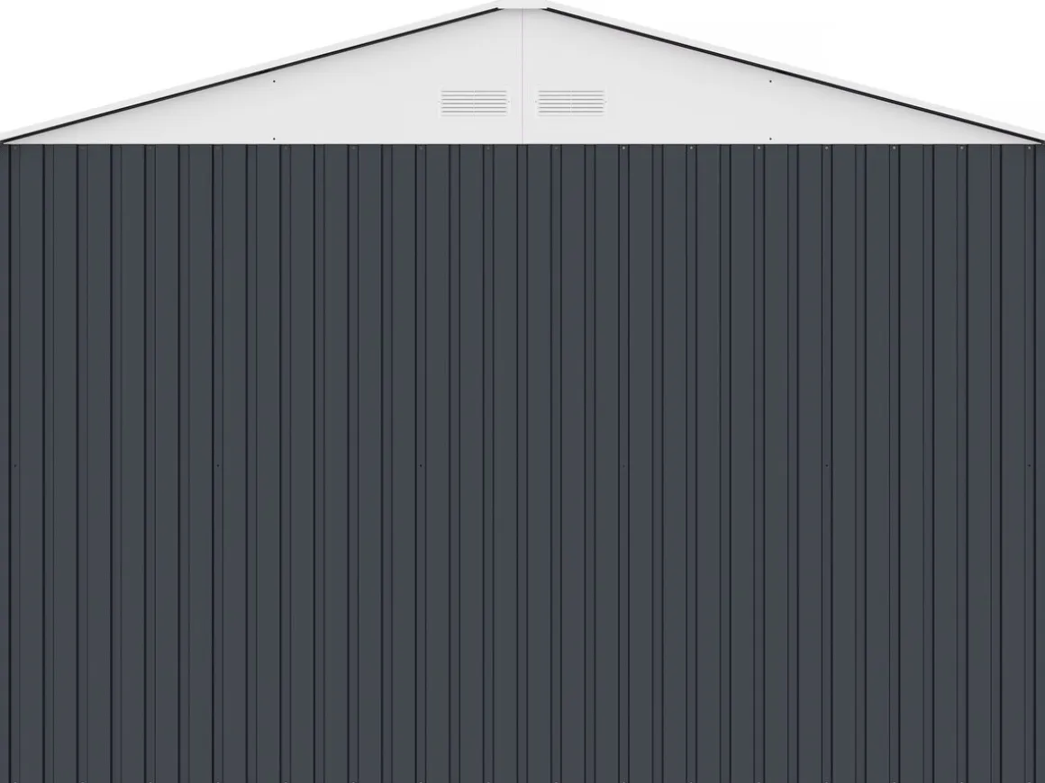 Garage métal "Houston" 15,36 m² - Anthracite