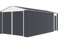 Garage métal " Houston" - 18,56 m² avec panneau solaire - Anthracite