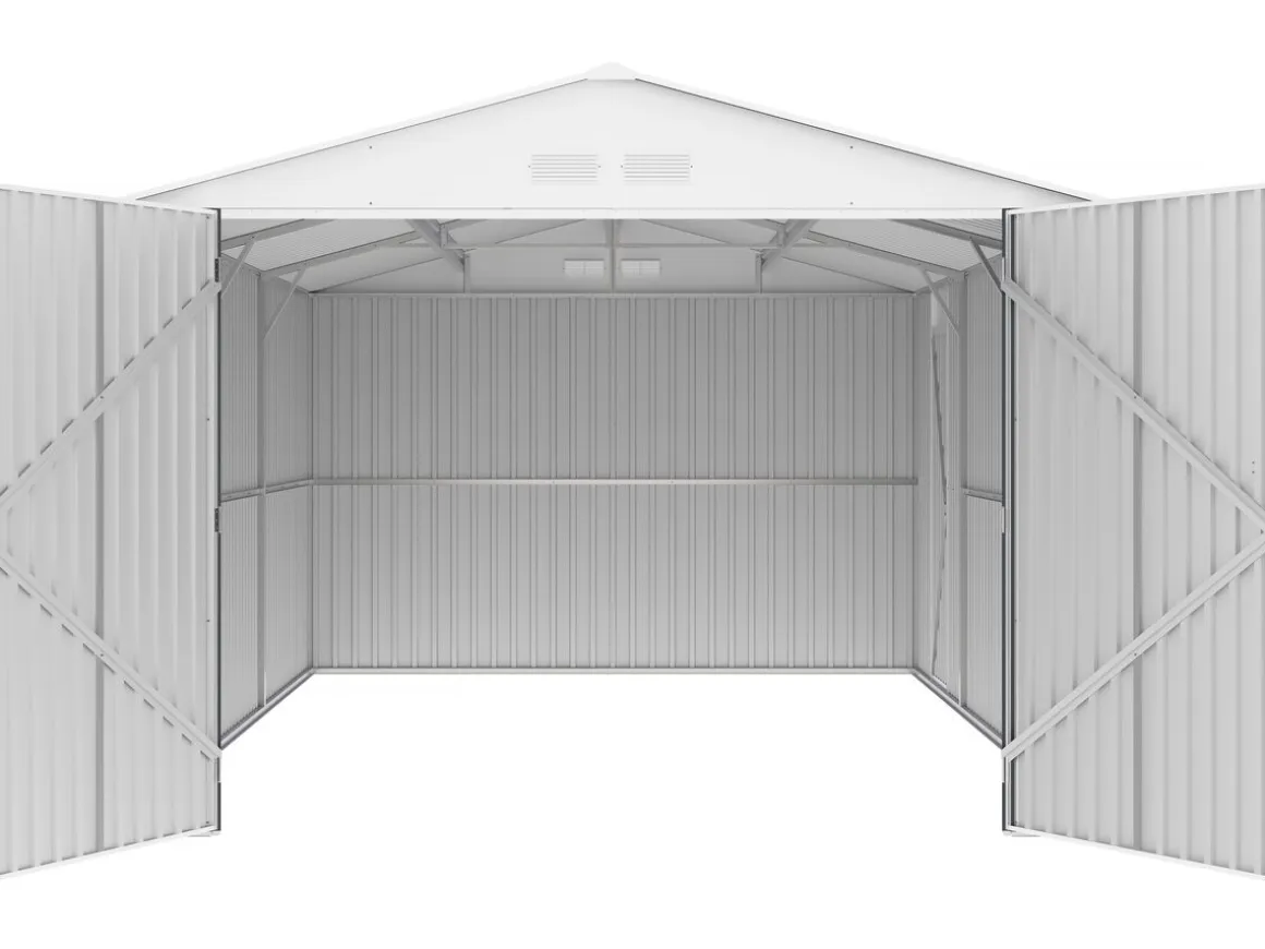 Garage métal " Houston" - 18,56 m² avec panneau solaire - Anthracite