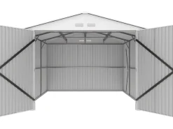 Garage métal "Nevada" avec porte battante - 15,36 m²