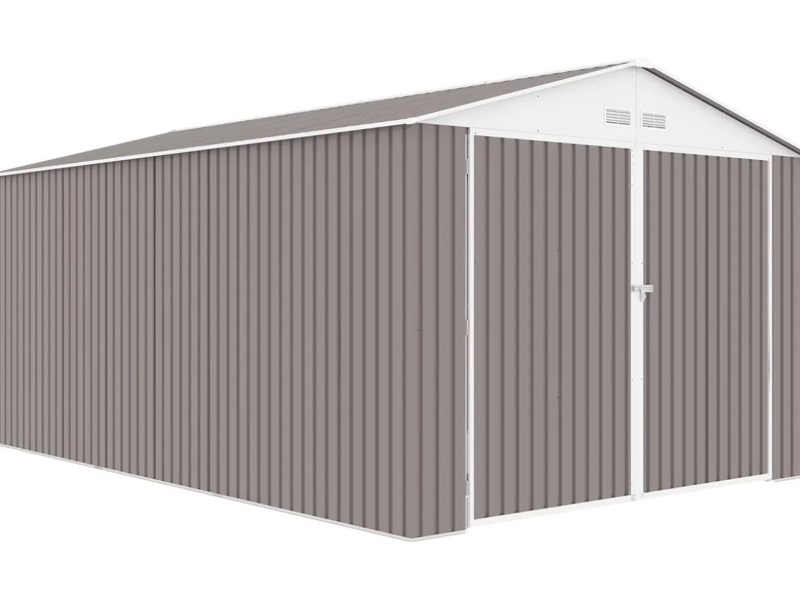 Garage métal "Nevada" - 18,56m² avec panneaux solaires