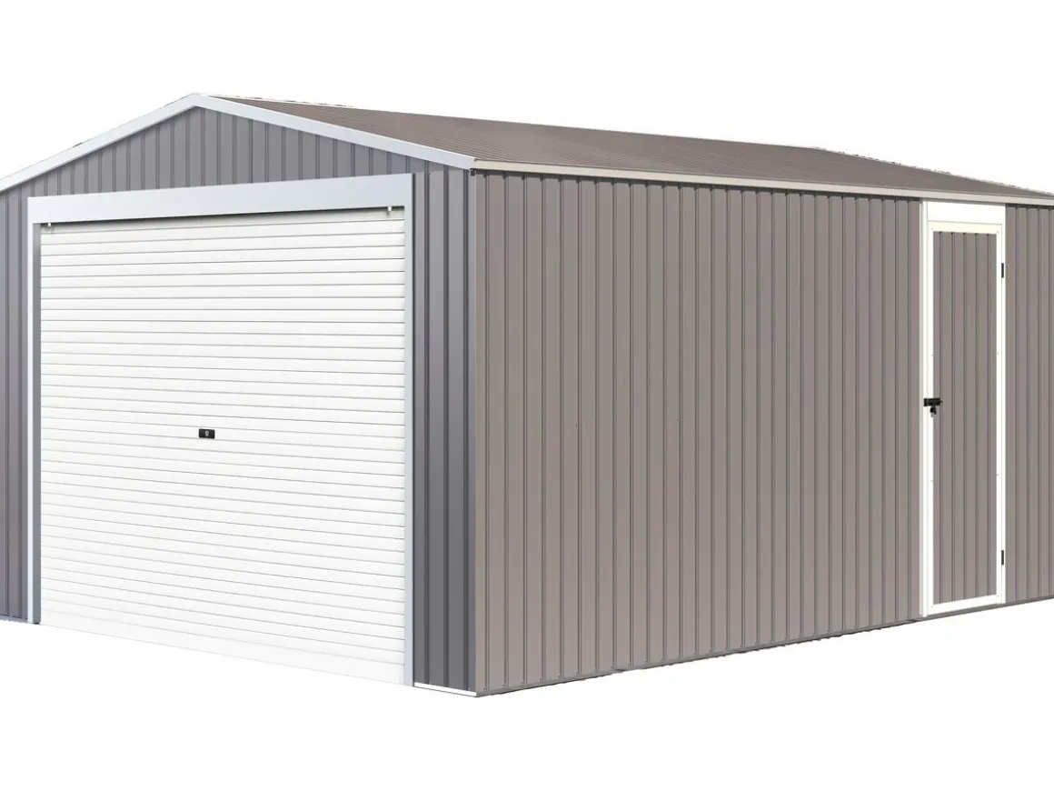 Garage métal "Nevada" - 18,56m² avec panneaux solaires