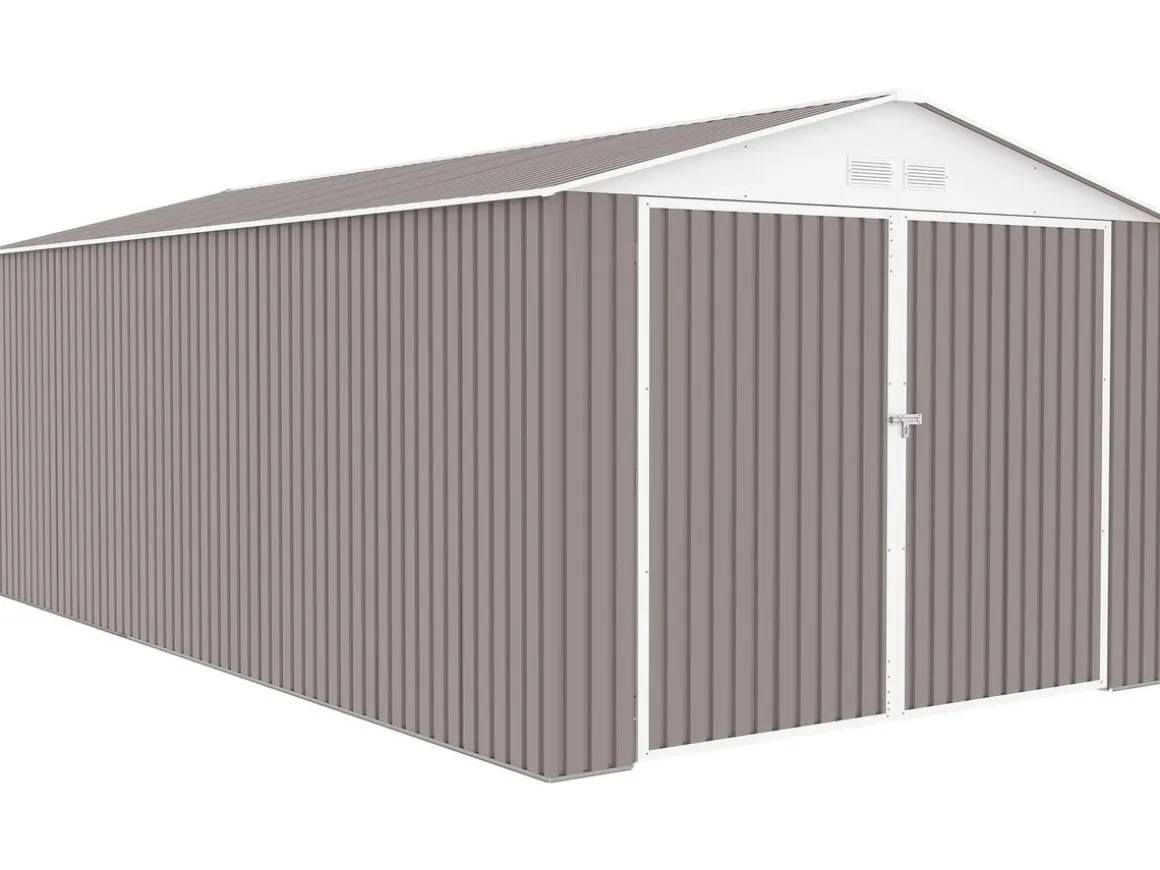 Garage métal "Nevada" - 18,56m² avec panneaux solaires