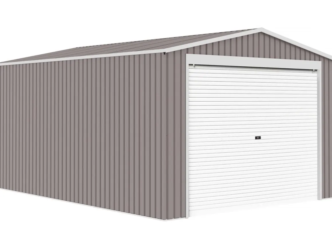 Garage métal "Nevada" - 18,56m² avec panneaux solaires