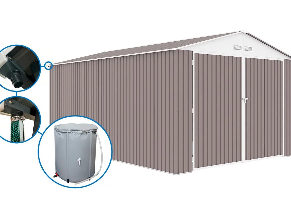 Garage métal "Nevada" - 18,56m² avec panneaux solaires