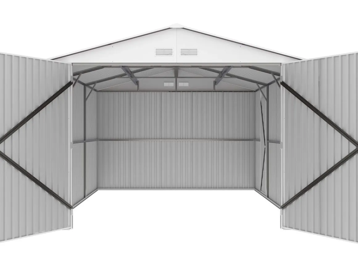 Garage métal "Nevada" - 18,56m² avec panneaux solaires