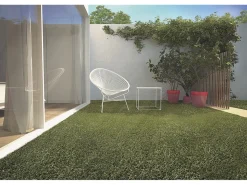 Gazon synthétique - " Green Essen 20 " -  1 x 4  x 0.02 m - Vert