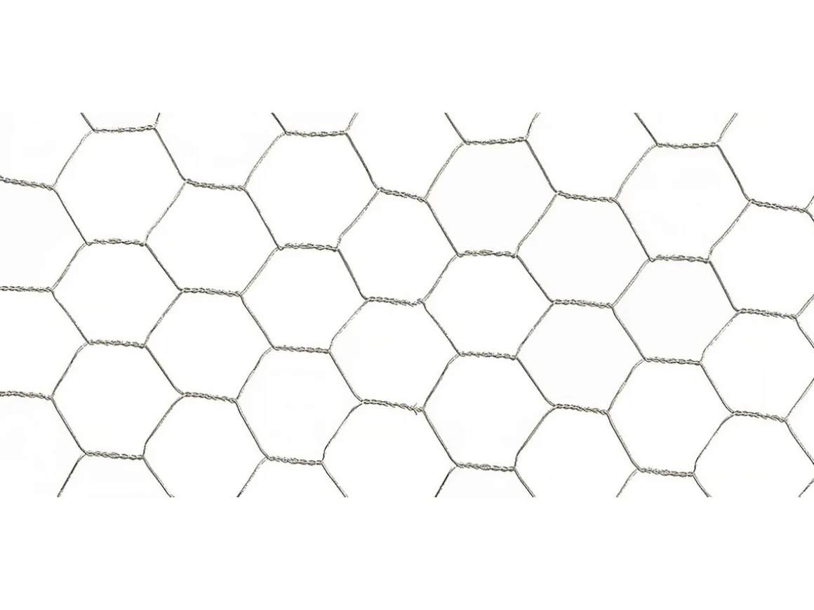 Grillage métallique - "Galvanex " - 1.50 x 25 m - Gris