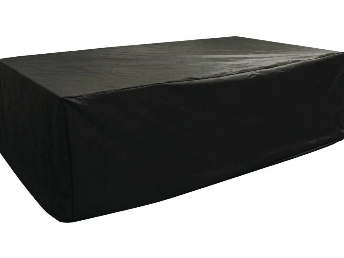 Housse de protection pour salon de jardin repas - 300 x 212 x 101 cm - Noir