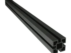 Kit Clôture 1.6 x 1.2m composite - Kit de fixation offert - Gris