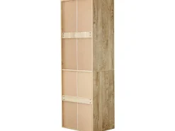 Kit dressing modulable avec penderie, porte-pantalons et 5 étagères  