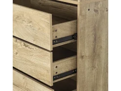 Kit dressing modulable avec penderie, 4 tiroirs et 5 étagères