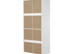 Kit dressing modulable avec penderie, tiroirs et rangements 