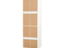 Kit dressing modulable avec penderie, porte-pantalons, 5 tiroirs et 2 étagères