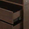 Kit dressing modulable avec 5 tiroirs et 7 étagères "Opéra" - 2 éléments - Marron