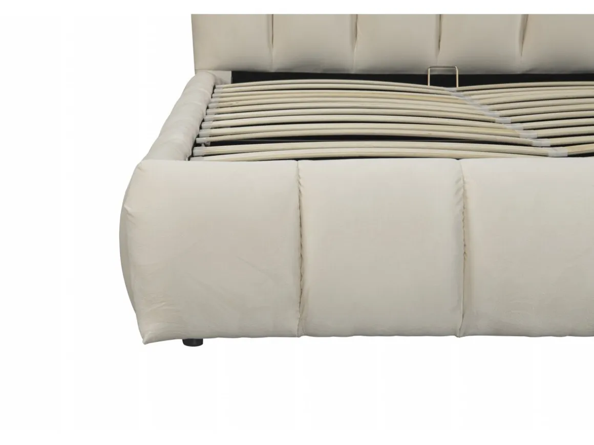 Lit avec coffre "Annie" 180 x 200 cm - Beige