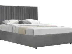 Lit avec coffre "Mia" - 140 x 190 cm - Gris