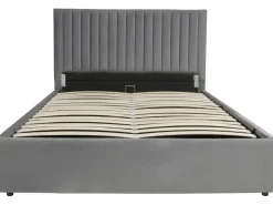 Lit avec coffre "Mia" - 140 x 190 cm - Gris