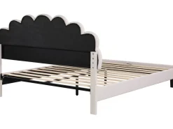 Lit coquillage en velours 