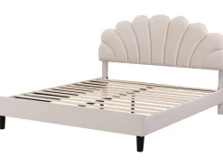Lit coquillage en velours 