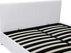 Lit double avec coffre "Carla" - 140 x 190 cm - Blanc