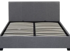 Lit double avec coffre "Carla" - 180 x 200 - Gris