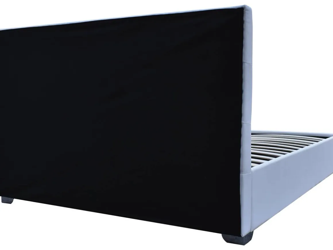 Lit double avec coffre "Tino" - 140 × 190 cm - Blanc