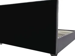Lit double avec coffre "Tino" - 140 × 190 cm - Gris
