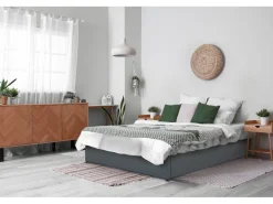 Lit double en PVC avec coffre