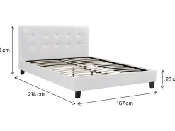 Lit double en pvc 