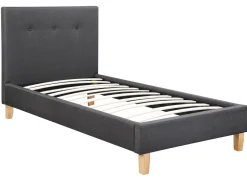 Lit "Elise" - 90 x 190 cm - Gris foncé