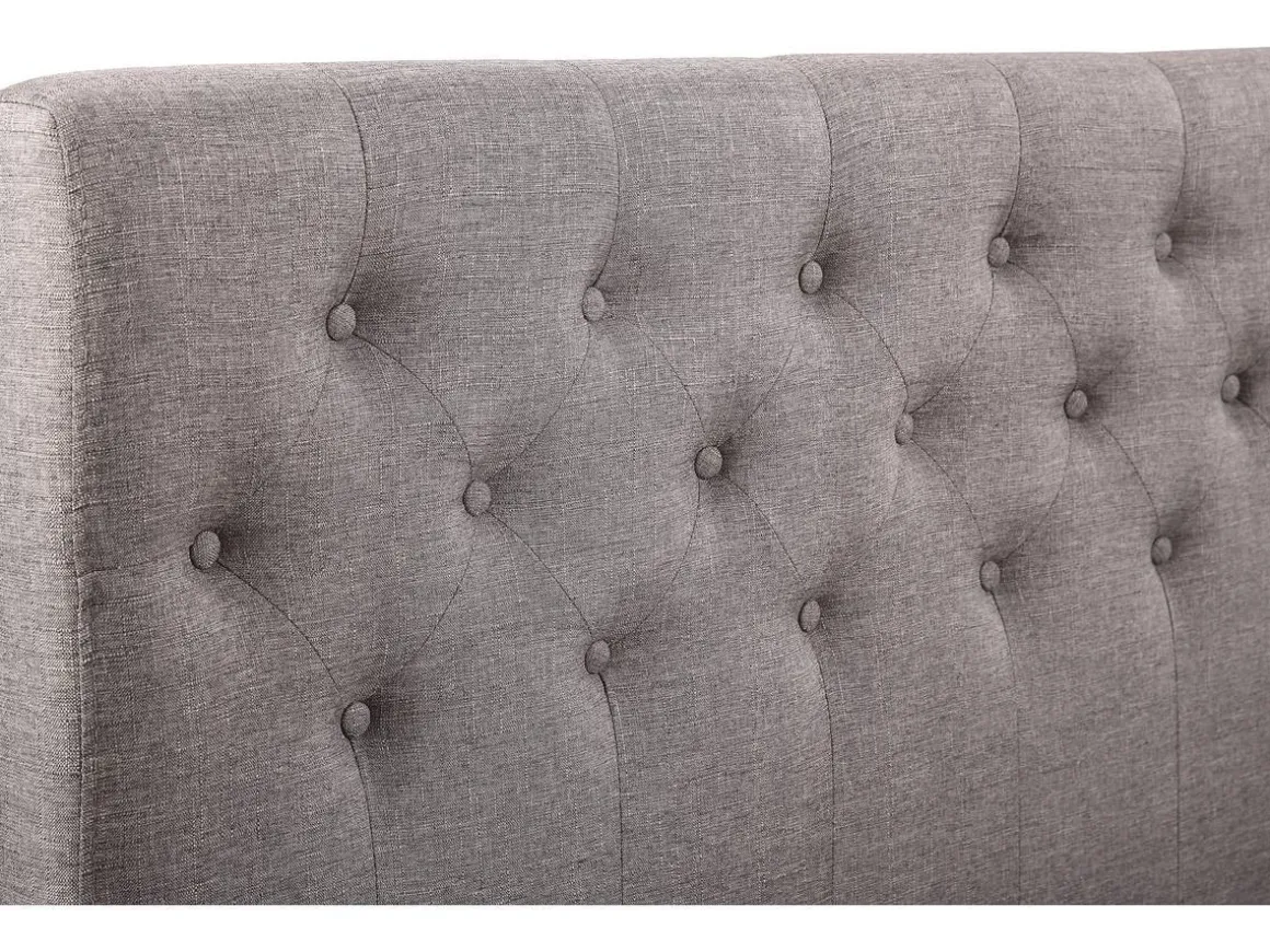 Lit "Emmy" - 160 x 200 cm - Taupe