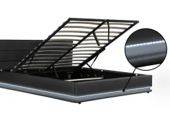 Lit LED avec coffre 