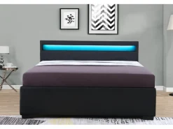 Lit LED avec 4 tiroirs 