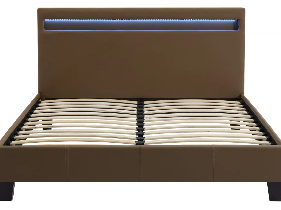 Lit LED "Maria" - 140 x 190 cm - Taupe