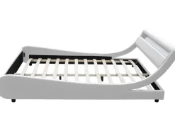 Lit LED "Natacha" - 160 x 200 cm - Blanc